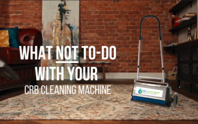What NOT to do with your CRB cleaning machine